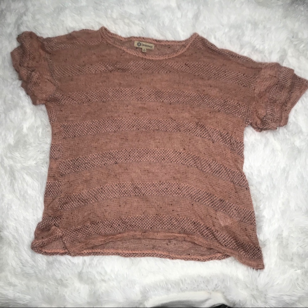 Woven multicolored top